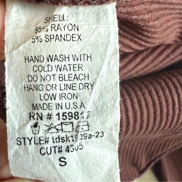 Altar’d State | NWT Long Sleeve Bodysuit in Chestnut | Sz S - Picture 8 of 8